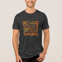 Traditionell Thanksgiving Manar-Shirt