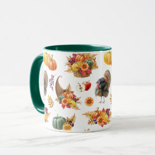 Traditionell Thanksgiving Mugg