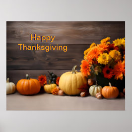 Traditionell Thanksgiving Poster