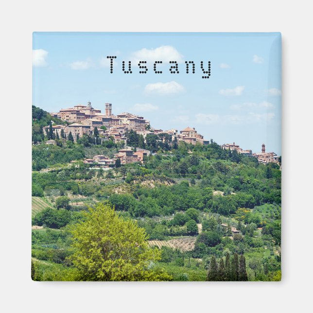Traditionell traditionell by i Toscana - Italien Magnet (Framsidan)