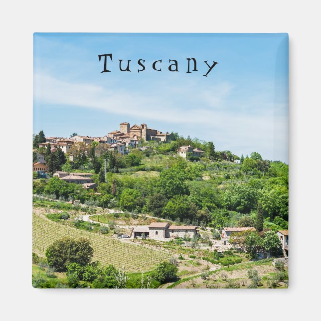 Traditionell traditionell by i Toscana - Italien Magnet (Framsidan)
