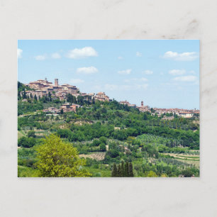 Traditionell traditionell by i Toscana - Italien Vykort