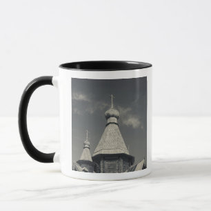 Traditionell träkyrka för rysk-ortodoxa kyrkan mugg