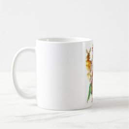Traditionell ukrainsk klänning från den Kyivschyna Kaffemugg