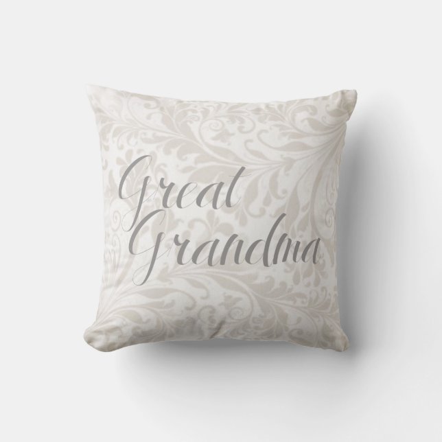 Traditionell Underbar mormor Damask Dekorativ kudd Kudde (Framsida)
