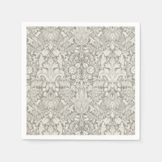 Traditionell underskattad formell vit mask pappersservett