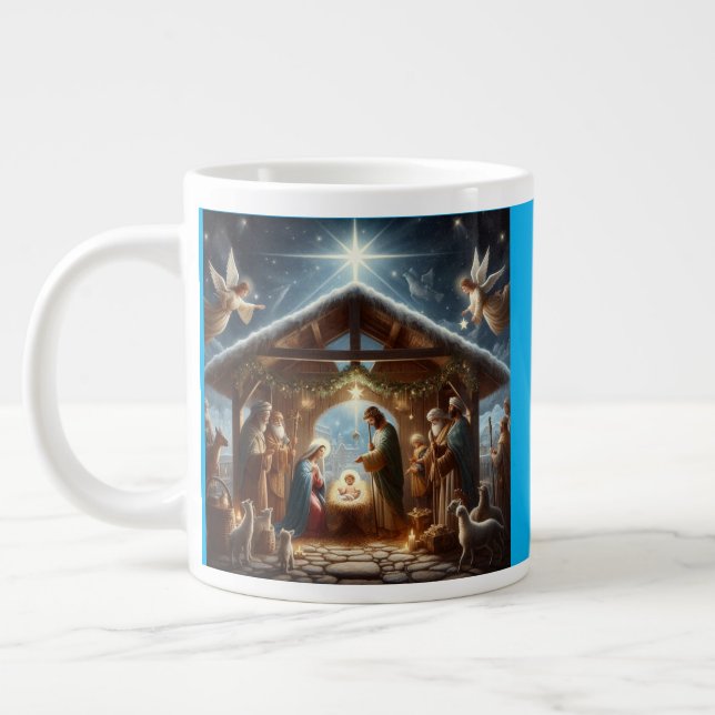 Traditionell uppfinningsscen jumbo mugg (Vänster)