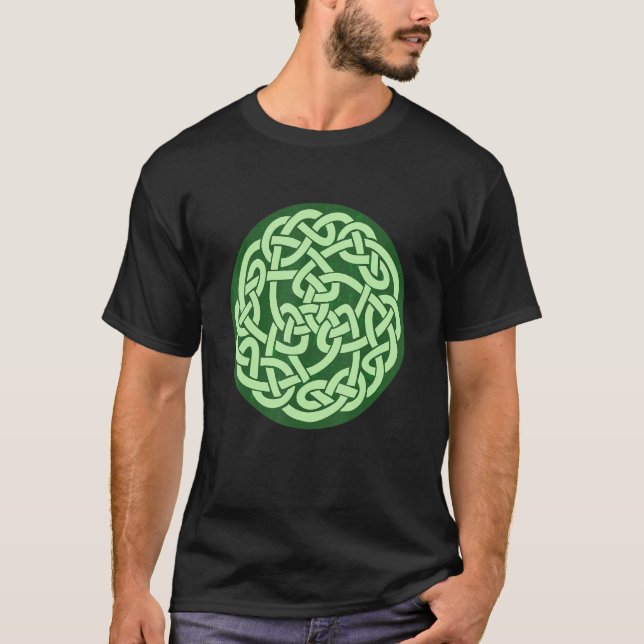 Traditionell Vintage - keltiska verk T Shirt (Framsida)