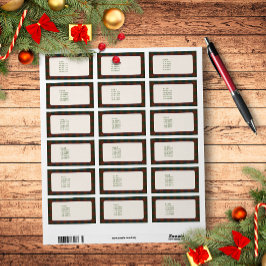 Traditionella Adressetiketter av Play/Tartan