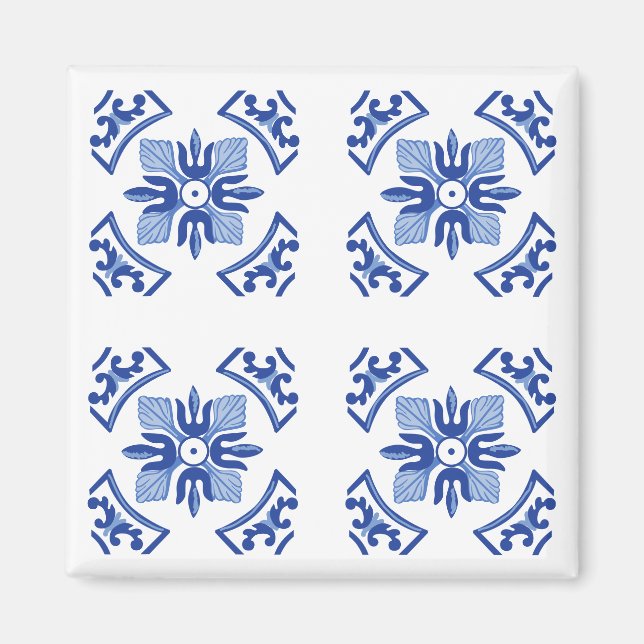 Traditionella Azulejos Magnet (Framsidan)