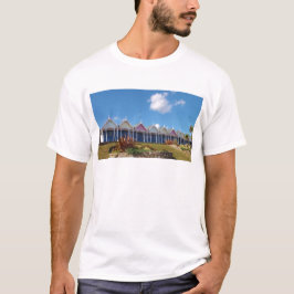 Traditionella brittiska strandstugor t shirt