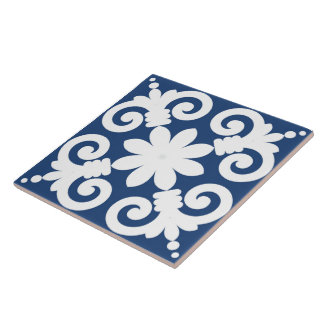 Traditionella den keramiska vintagearabiskan kakelplatta