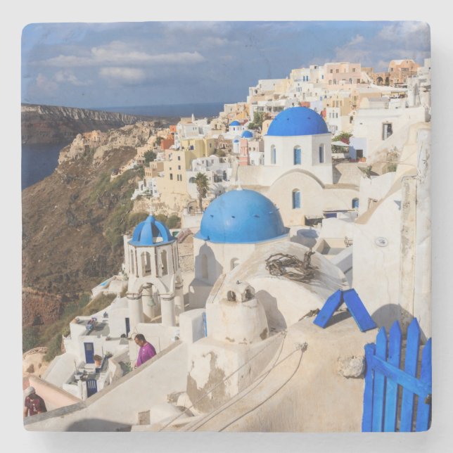 Traditionella grekiska hus stenunderlägg (Framsidan)