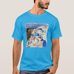 Traditionella grekiska hus t shirt