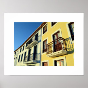 Traditionella hus: Angra do Heroismo, Azorerna Poster