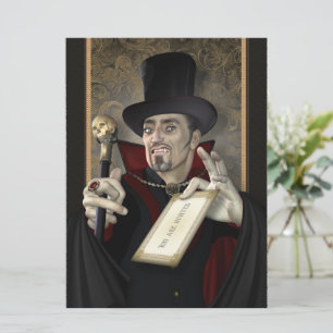 Traditionella inbjudningar till vampyrer i gotiska