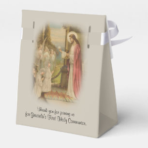 Traditionella Jesus för första nattvard barn Presentaskar