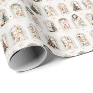 Traditionella julförberedelser musfamilj presentpapper
