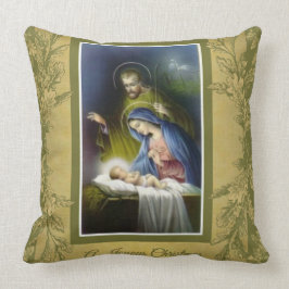 Traditionella katolska jungfruliga Mary, Joseph, Kudde