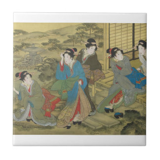 Traditionella keramiska japanska plattor kakelplatta