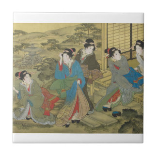 Traditionella keramiska japanska plattor kakelplatta