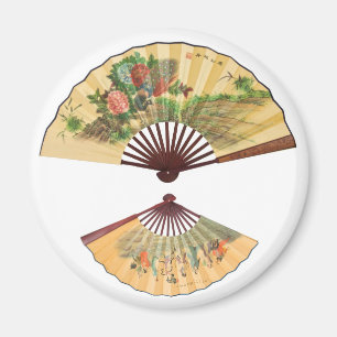 Traditionella kinesfläktar magnet