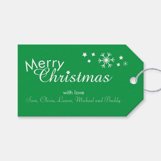 Traditionella - Märkre för Anpassade av  med låg G Presentetikett (Framsidan (Horisontell))