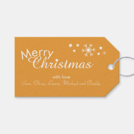 Traditionella - Märkre för Anpassade med gyllene O Presentetikett