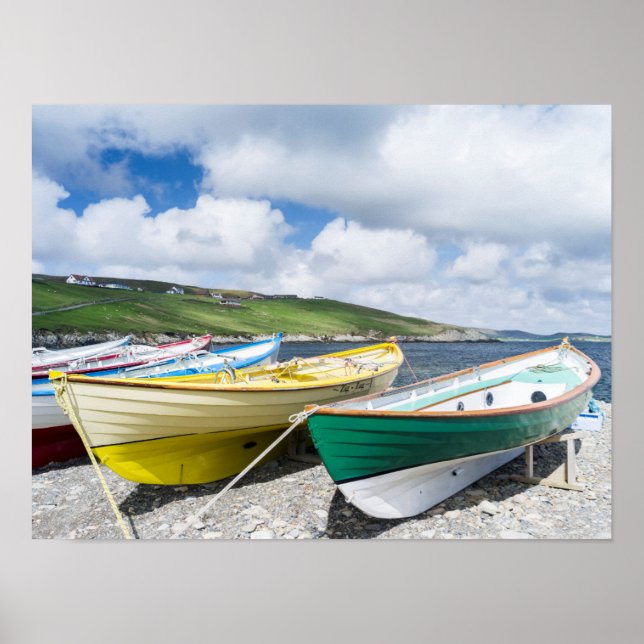 Traditionella roddbåtar poster (Framsidan)