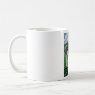 Traditionella romantiska häst och Skåpbil Råna Kaffemugg