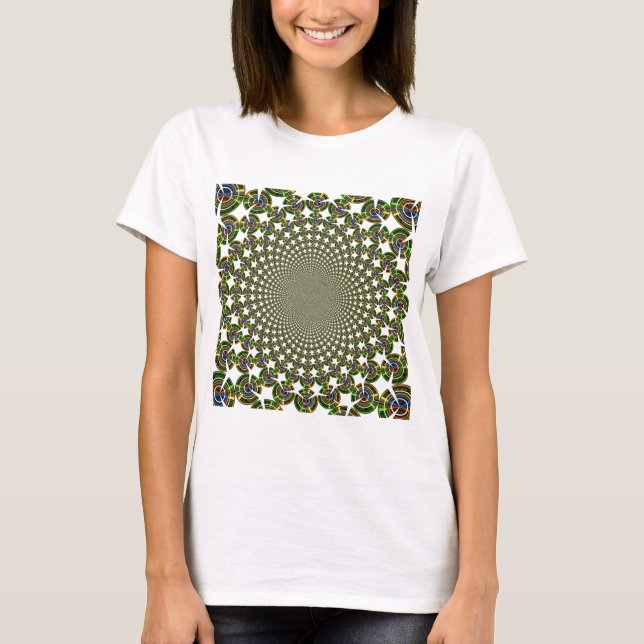 Traditionella sömlösa hajar tee shirt (Framsida)