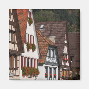 Traditionella tyska hus magnet