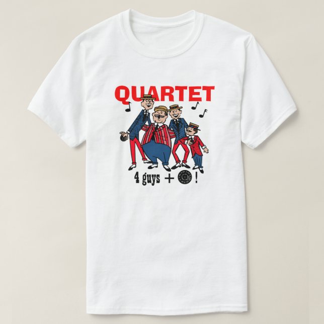 Traditionellfrisersalongkvartett T-shirt (Design framsida)
