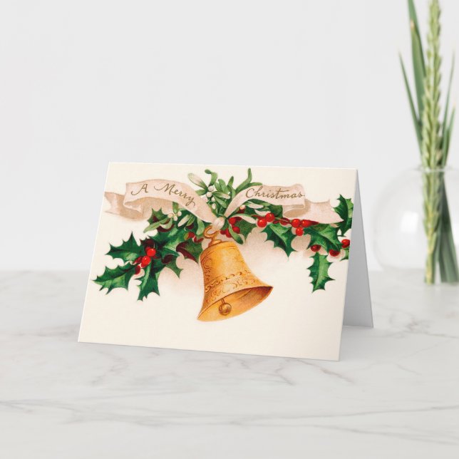 Traditionelljulkort - järnek helgkort (Framsida)