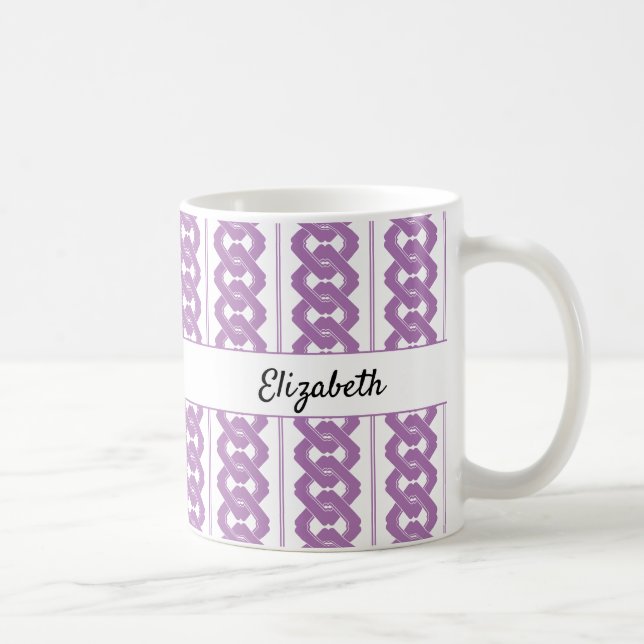 Traditionellt asiatiskt kedjemönster med namn kaffemugg (Höger)