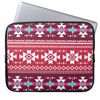 Traditionellt Aztec seamless stam- mönster för Laptop Fodral
