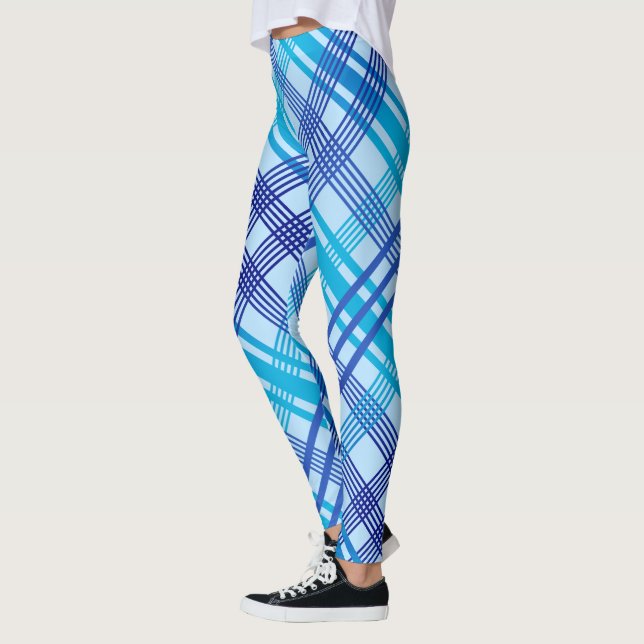 Traditionellt blått stift på BLUE Leggings (Vänster)