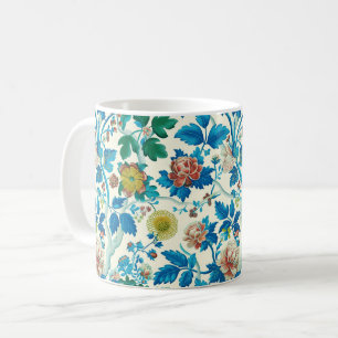 Traditionellt Blommönster i färglöst kinesiska Kaffemugg