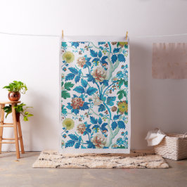 Traditionellt Blommönster i färglöst kinesiska Tyg