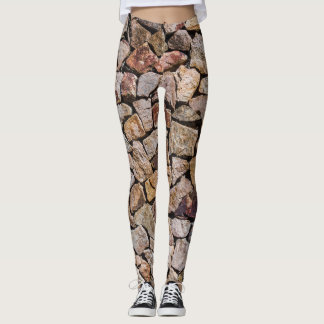 Traditionellt brutet stenkolsgolv leggings