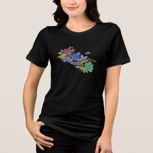 Traditionellt Fassi-broderi från Marocko Elegant T Shirt