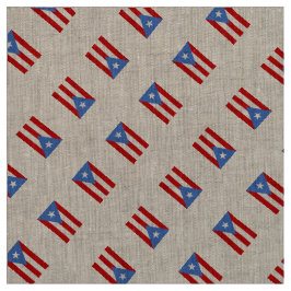 Traditionellt: Flagga av Puerto Rico Tyg