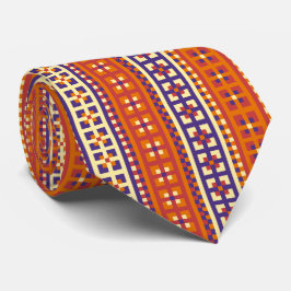 Traditionellt geometriskt etnisk motiv  slips