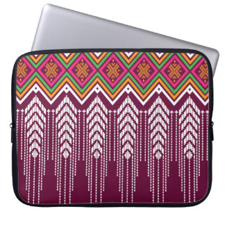 Traditionellt geometriskt Mönster Laptop Fodral