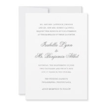 Traditionellt Grått Formal Elegant bröllop