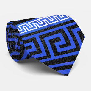 Traditionellt grekiskt slingringarmönster slips