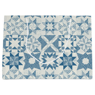 Traditionellt hantverksmässigt konstverk - blått