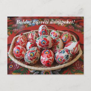 Traditionellt hungernära falkägg vykort