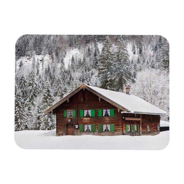 Traditionellt hus i den rektangulära magneten i Ba Magnet (Horisontell)