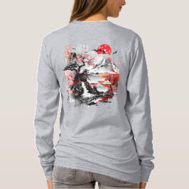 Traditionellt japanskt liggande t shirt
